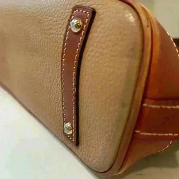 DOONEY & BOURKE Pebbled Grain Zip Zip Satchel Pre-Owned - Picture 12 of 16